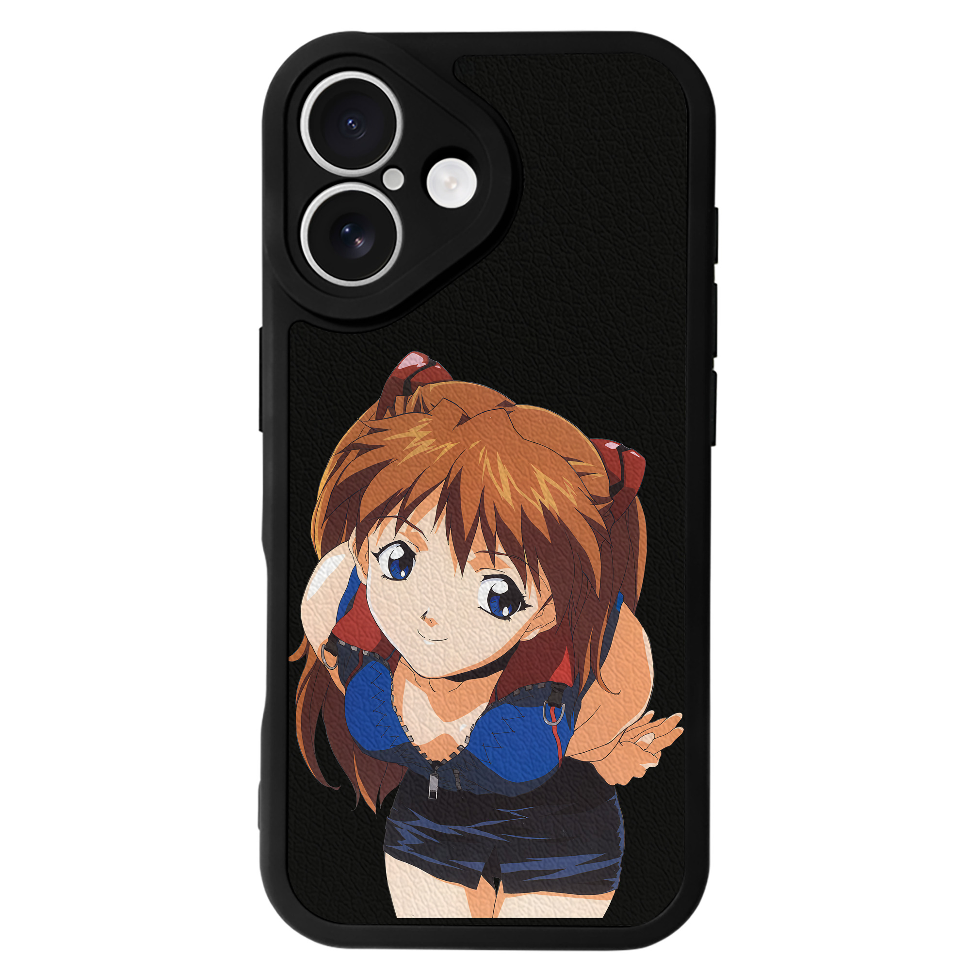 （画像用） EVA 新世紀エヴァンゲリオン 【iPhone 16シリーズ対応】シリコンスマホケース（レザー調） 材質：シリコン